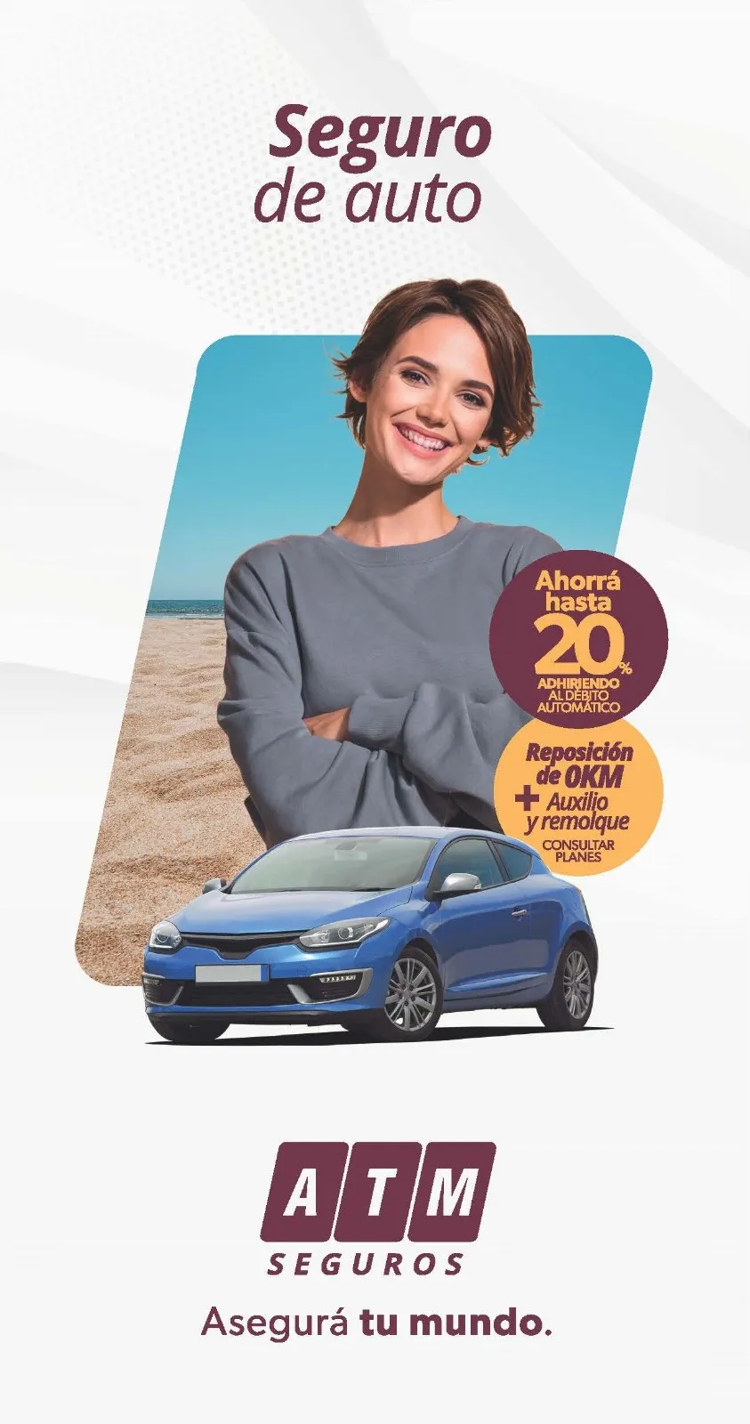 ATM Seguros de auto: ahorrá hasta 20% adhiriendo al débito automático